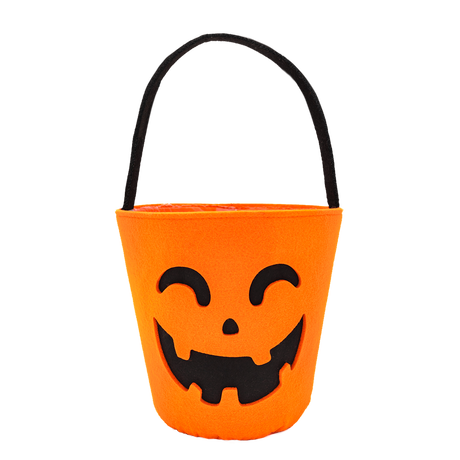 Sac Feutrine Citrouille Halloween image number null